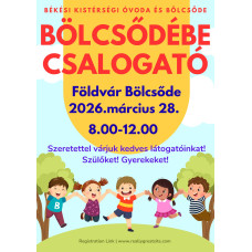 BÖLCSŐDÉBE CSALOGATÓ 2026. - Földvár Bölcsőde